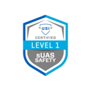 USI Certified sUAS Safety Level 1 Badge