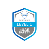 USI Certified sUAS Safety Level 1 Badge