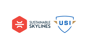 Sustainable Skylines and USI logos