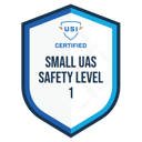 USI Certified Small UAS (sUAS) Safety Level 1 Badge