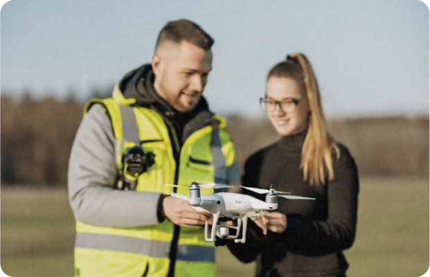 women-drone